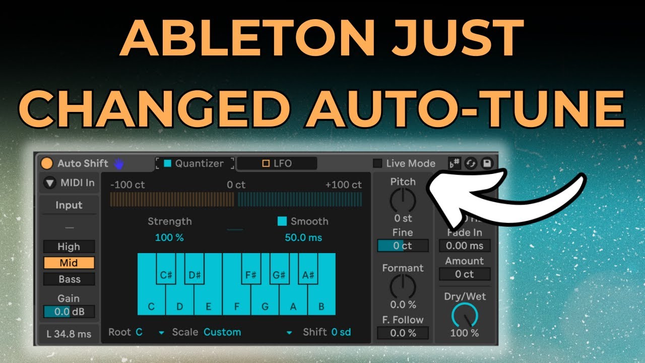 Ableton&rsquo;s New Auto-Tune Device Is Insane (Auto Shift)
