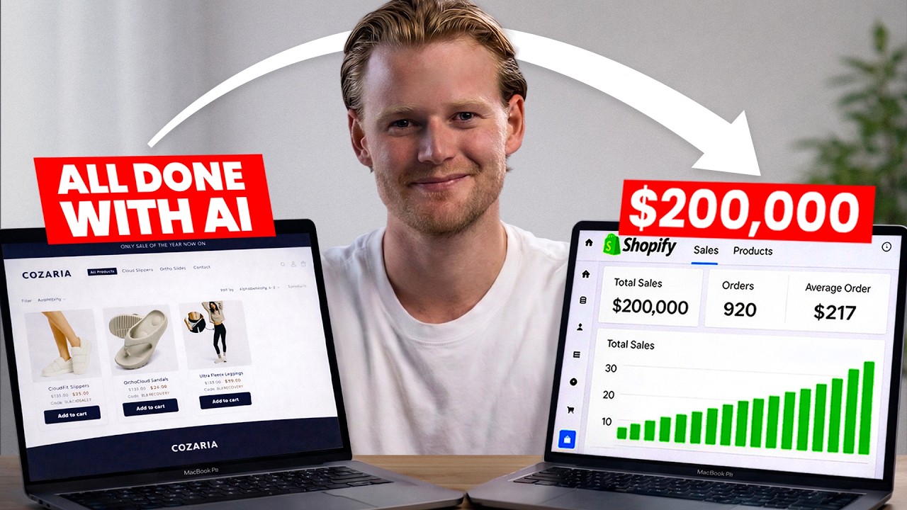 How to build an profitable store in 1 month with AI