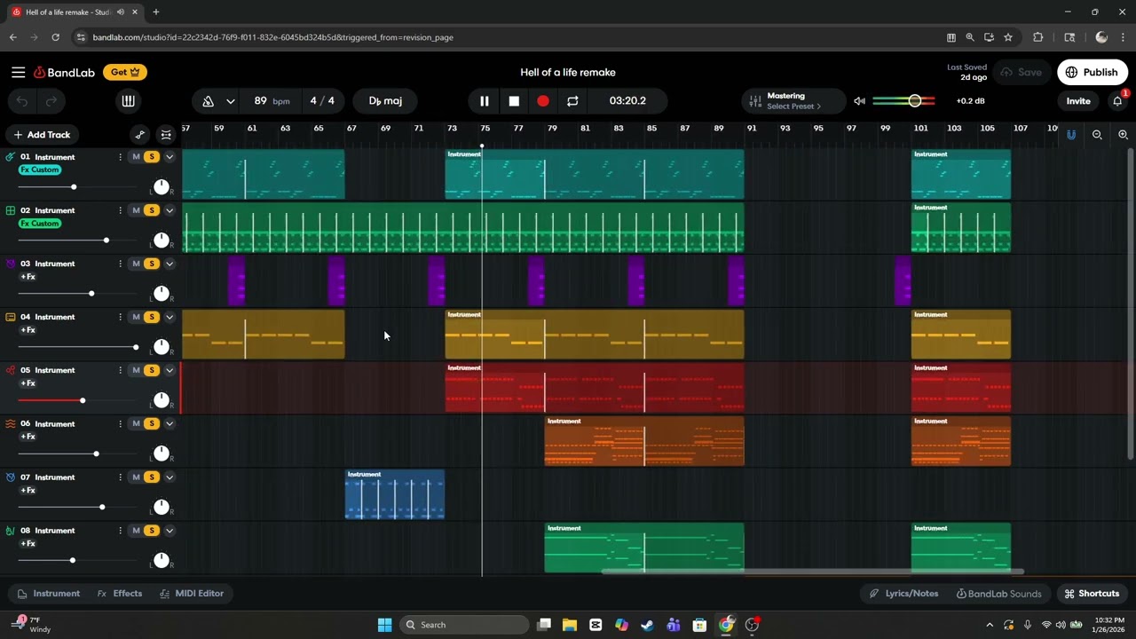 hell of a life by kanye west remake in band lab 100% accuracy no samples