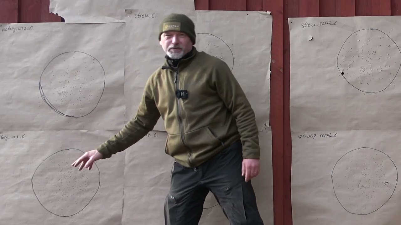 Test av spridarhagel och skillnaden mot vanlig hagelammunition.