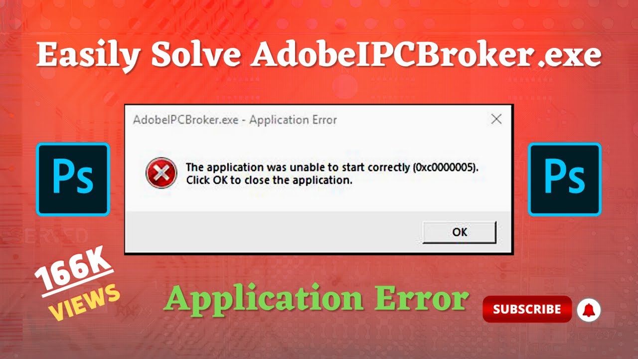 Easily Solve AdobeIPCBroker.exe Application Error | YASIN ALI  | YS TACTICS