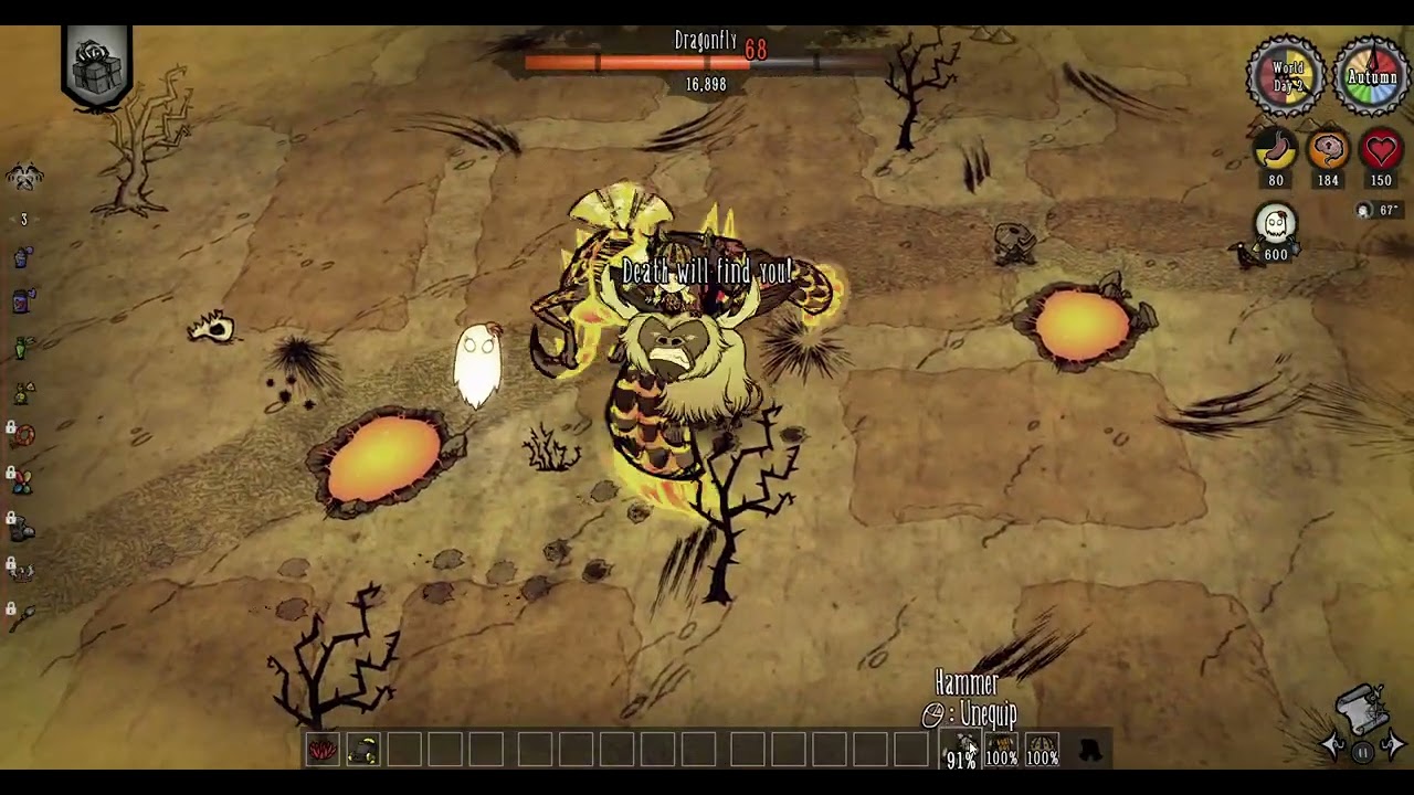 Wendy vs Enraged Dragonfly
