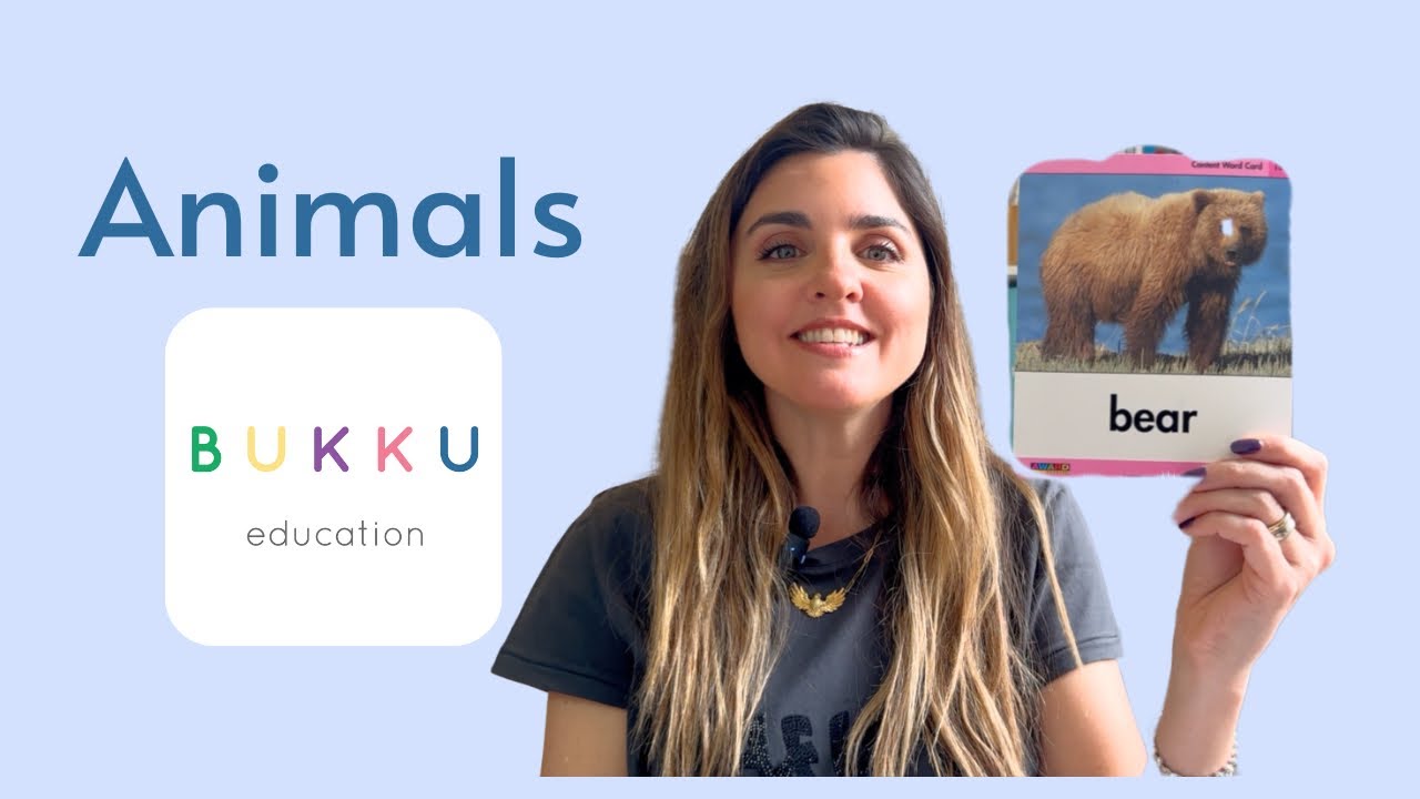 Animales en inglés con Bukku Education. Animals for kids!