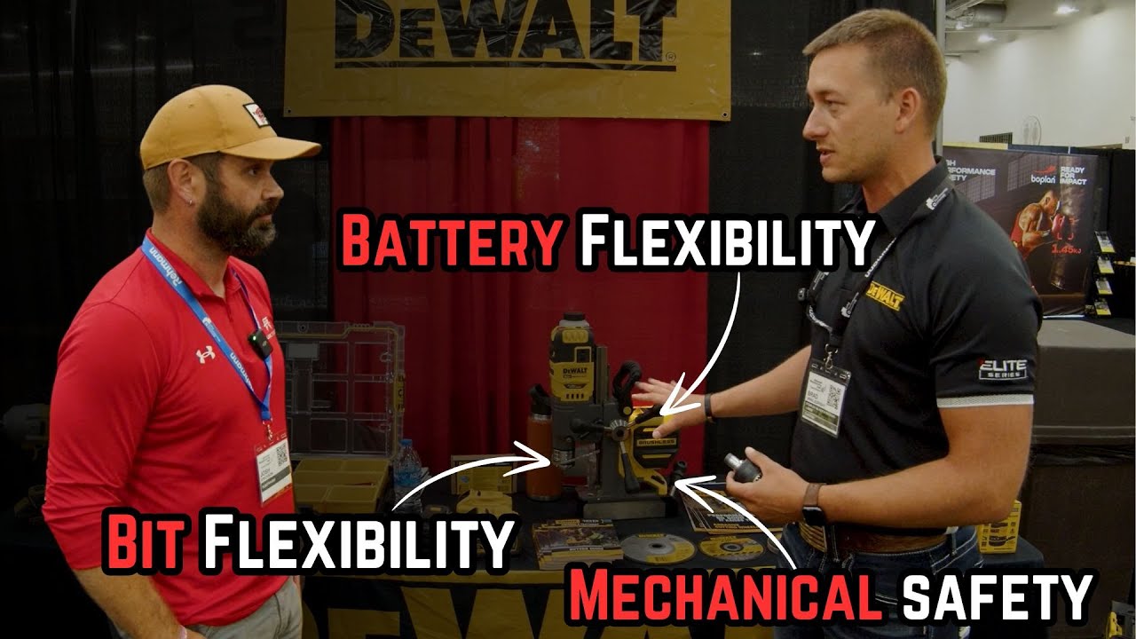 3 Great Features on this New Mag Drill from Dewalt to Increase Flexibility!