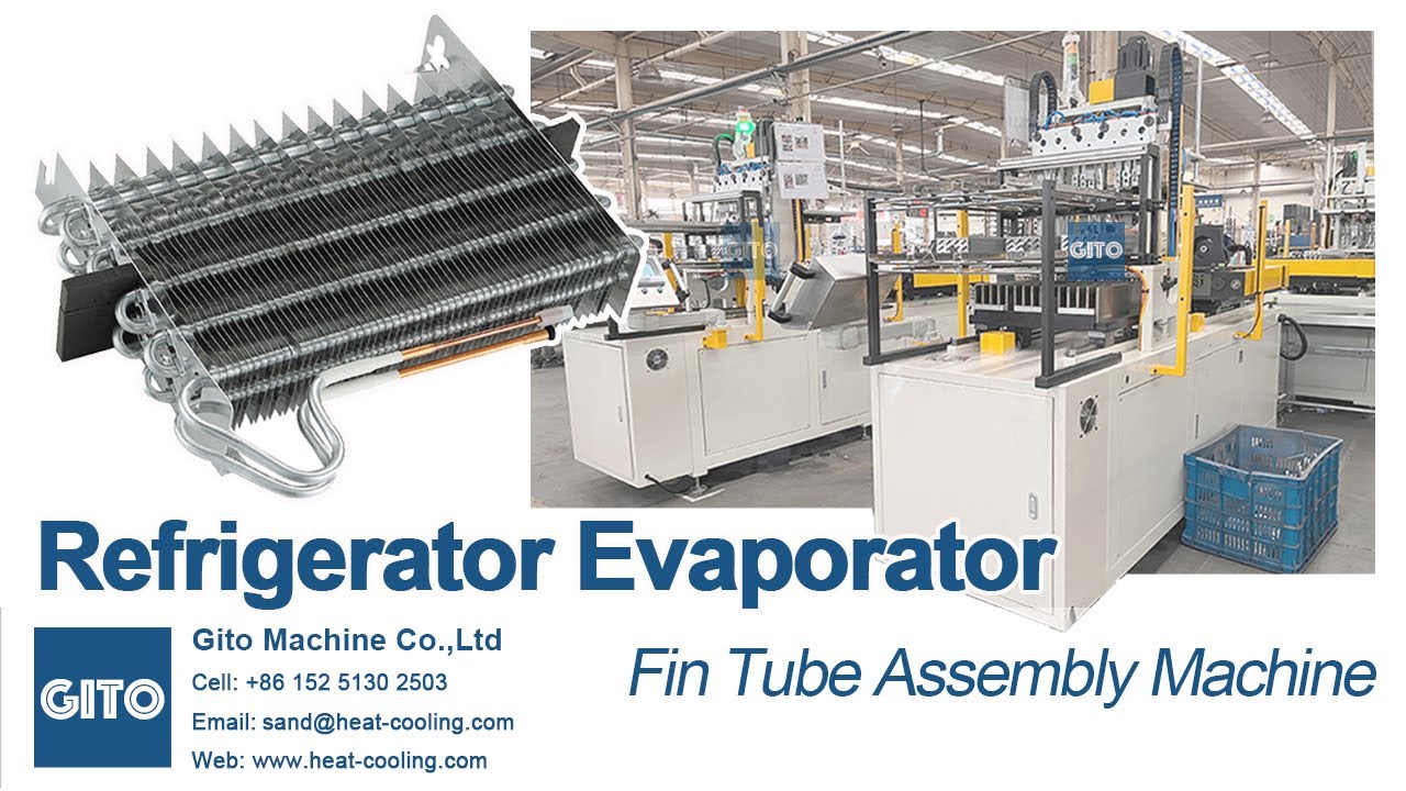 【Refrigerator No Frost Evaporator】Aluminum Fin and Tube Assembly Machine