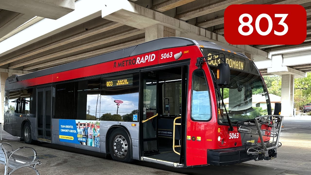Austin CapMetro, MetroRapid 803, Westgate to University of Texas Austin, Nova LFX Bus