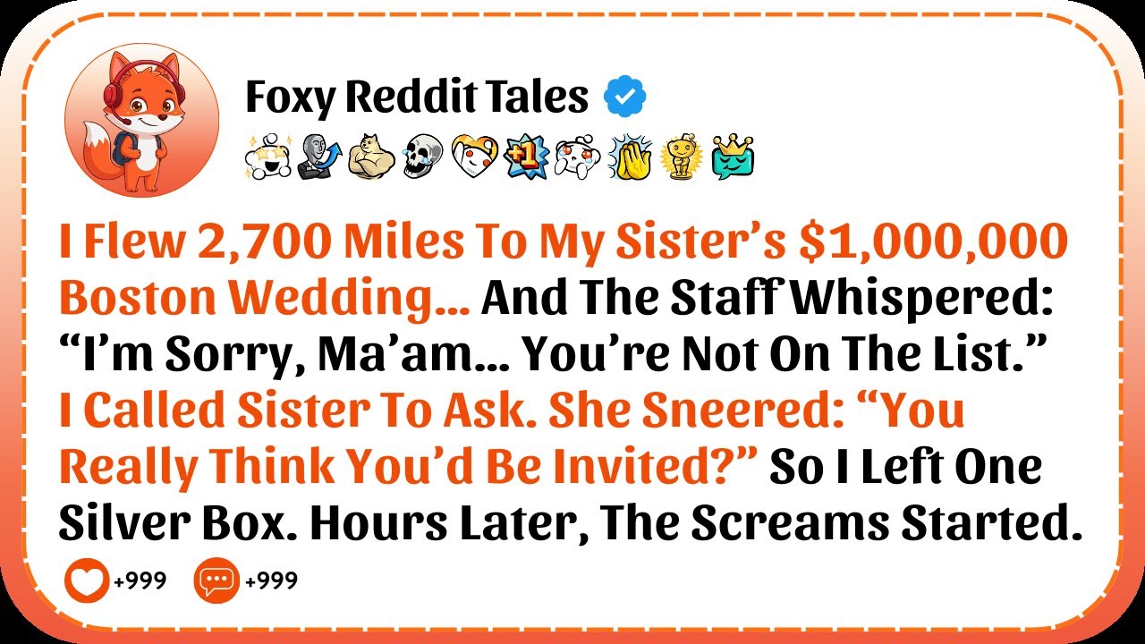 [FULL STORY] I Flew 2,700 Miles To My Sister’s Wedding. But My Name Wasn’t On The List. Hours Later…