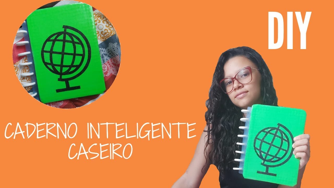 Como fazer um caderno inteligente do ZERO || DIY - Samara Diniz