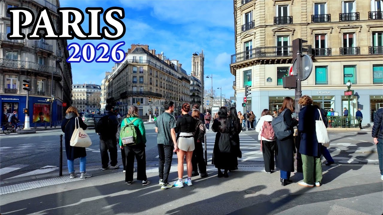 7 February 2026 PARIS 🇫🇷 FRANCE 4K HDR WALK WINTER ⎮PARIS STREET WALKING TOUR -Paris Champs-Élysées