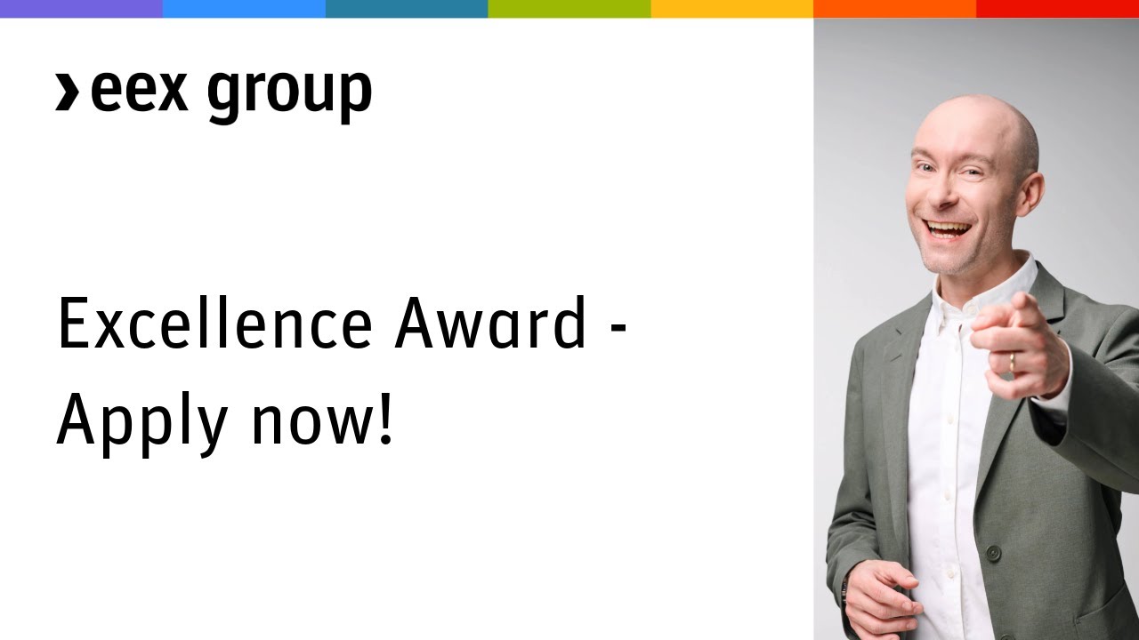 Apply now for the EEX Group Excellence Award!