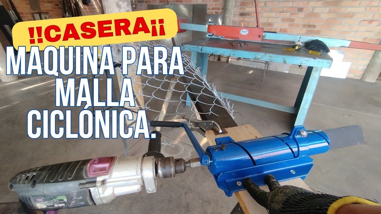 ¿CÓMO FABRICAR MÁQUINA PARA MALLAS CICLÓNICAS? (Hazle frente a tus proyectos metálicos caseros).
