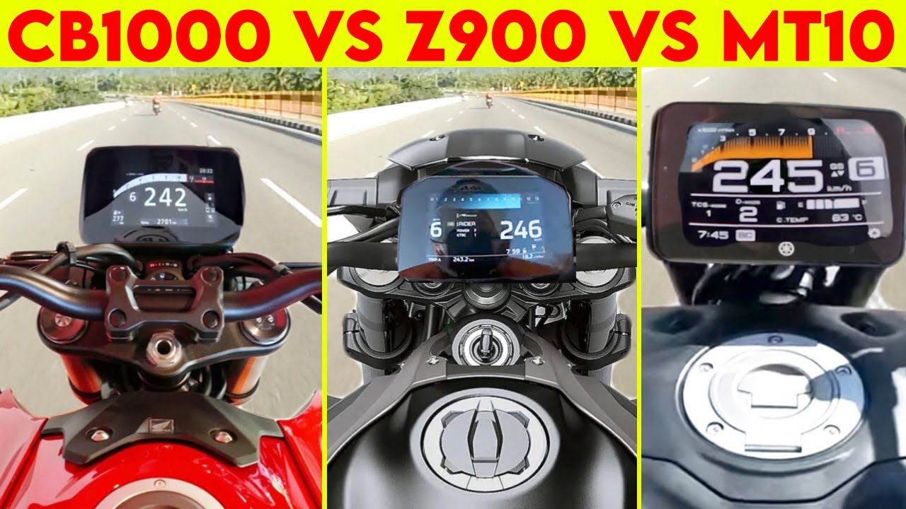 (2026) CB 1000 SP VS Z900 VS MT 10| 0 TO 300 | TOPSPEED CLOSE BATTLE !!!