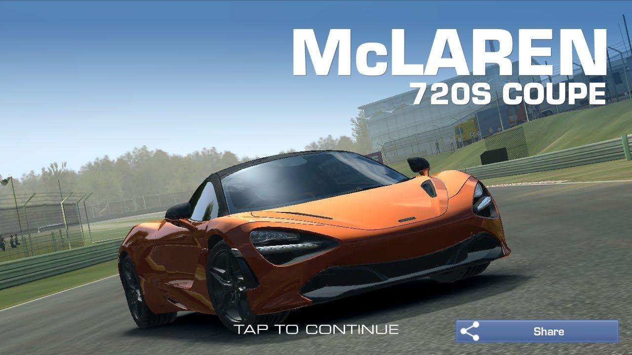 McLaren 720S Coupe Maximum Performance Upgrade in Real Racing 3 (Car Customization)