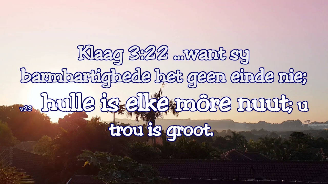 God se genade - Tzaneen Sonopkoms 25 April 2018