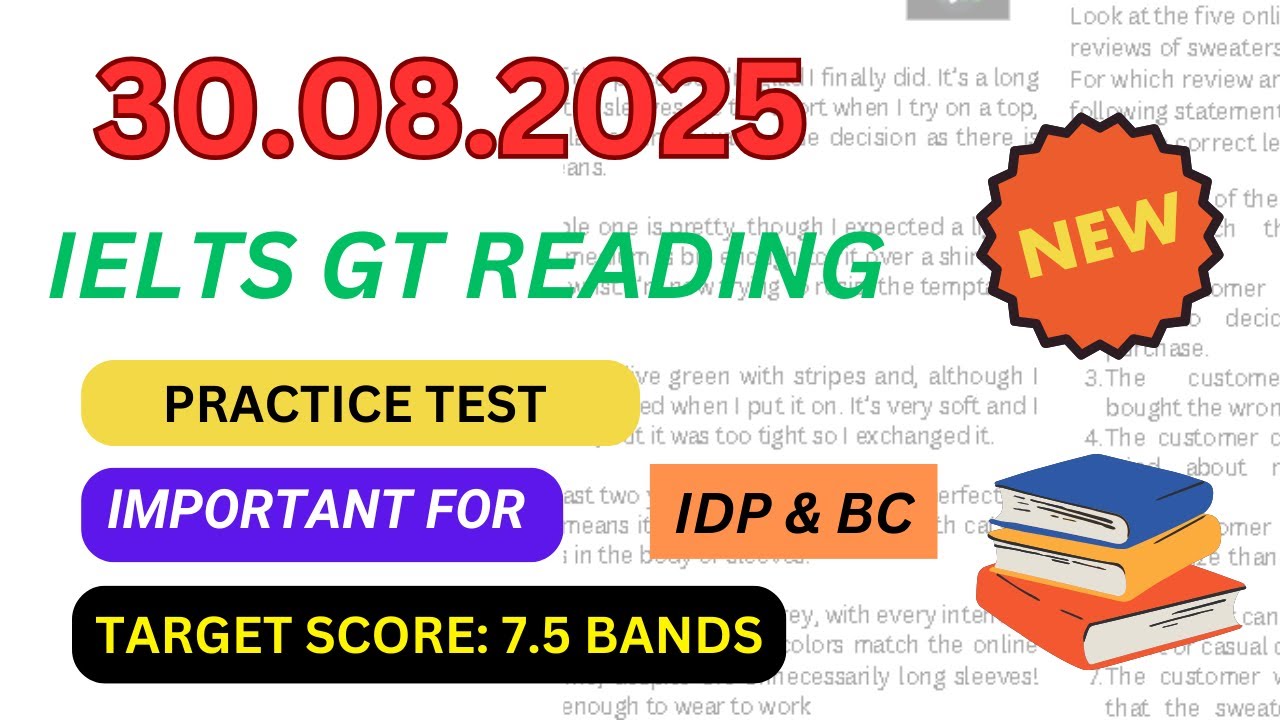 ielts reading practice test 2025 with answers | august 2025