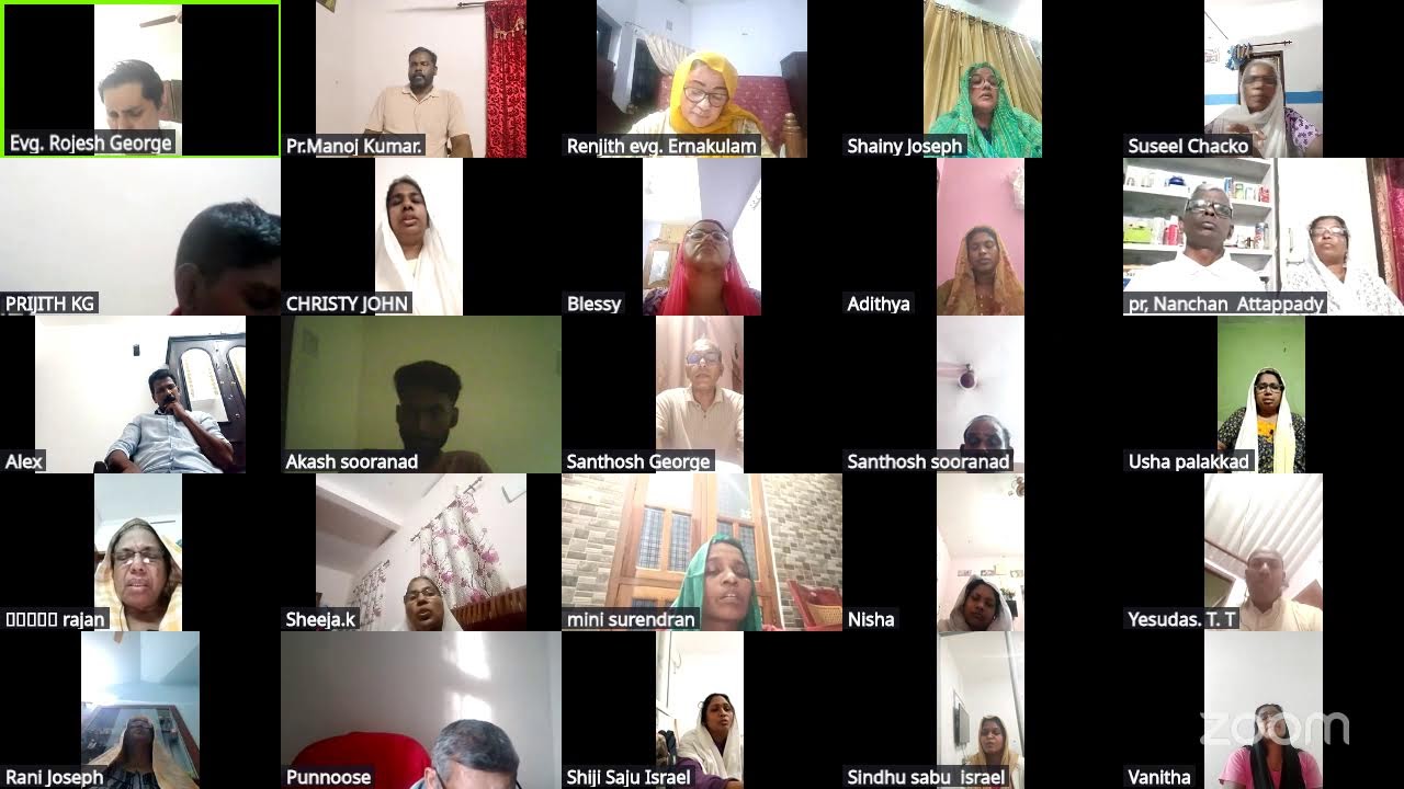 Season Changers Saturday online meeting