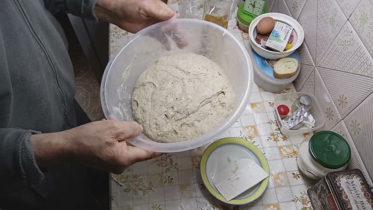 Ржано пшеничный хлеб на дрожжах.