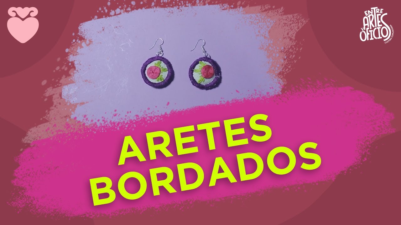Aretes bordados