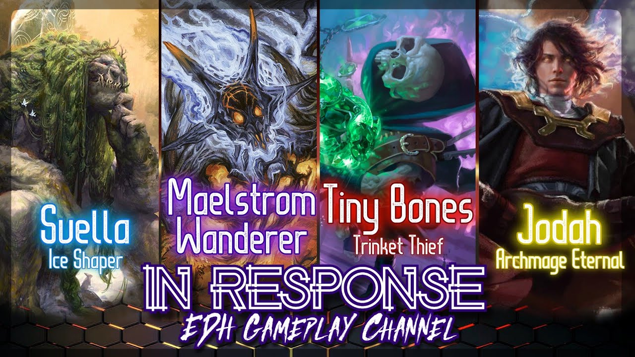 Svella vs Maelstrom Wanderer vs Tiny Bones vs Jodah: EDH Gameplay