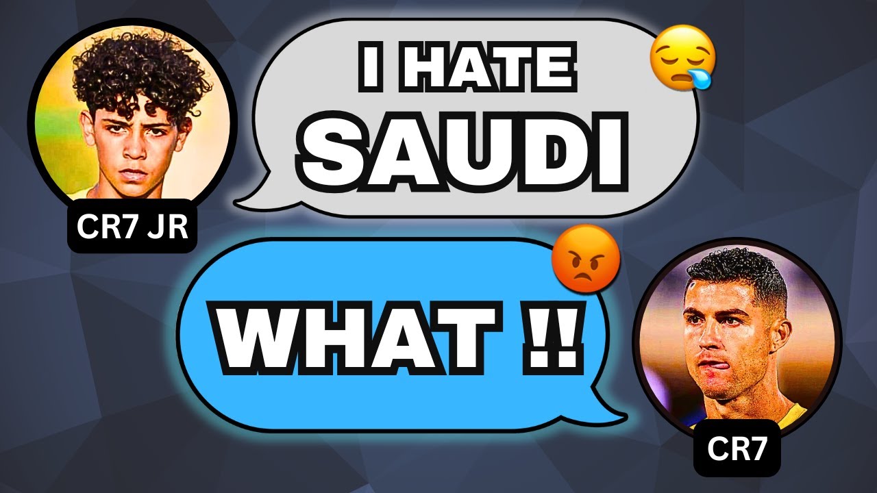 If Cristiano Ronaldo and Ronaldo Jr. had a Group Chat