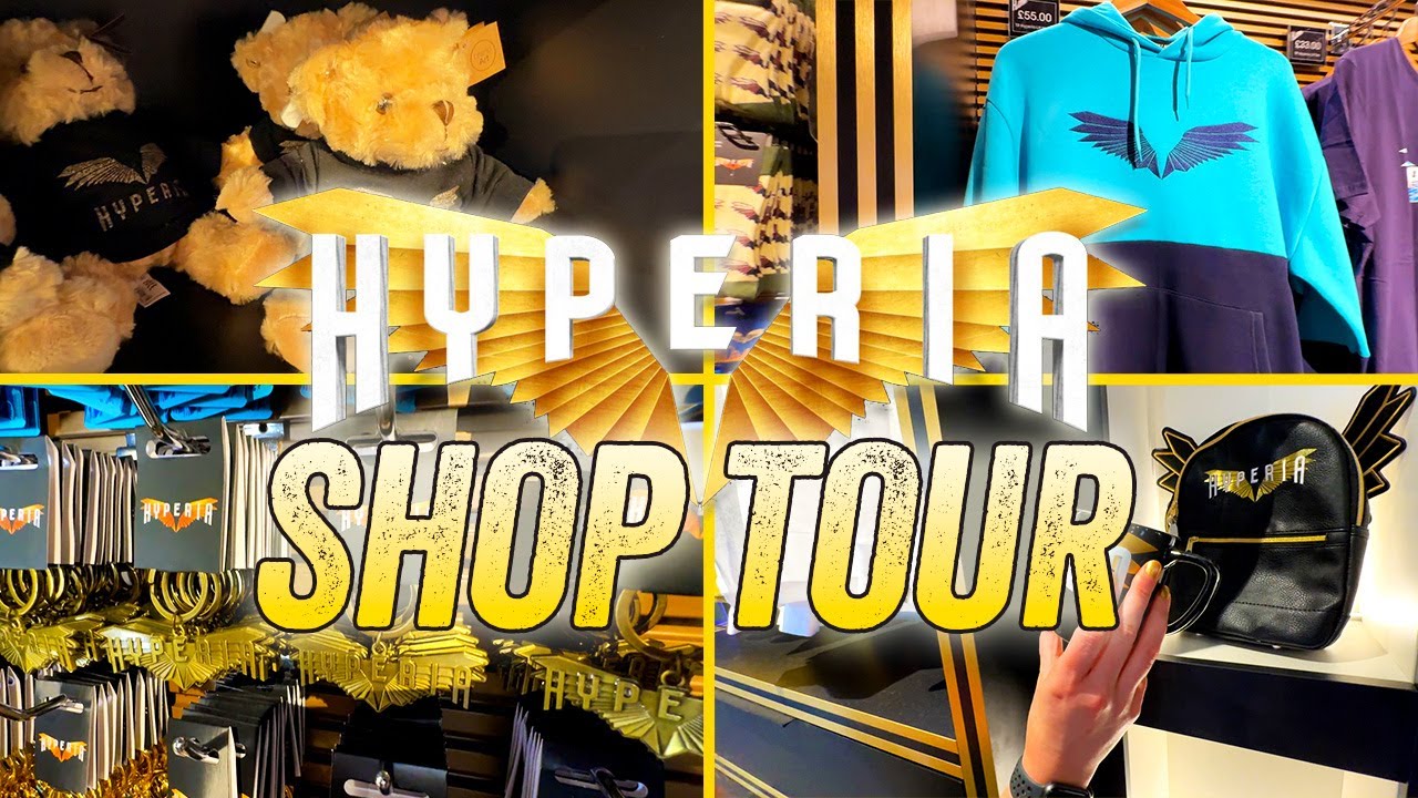 NEW Merch for Hyperia in Hyporium Thorpe Park