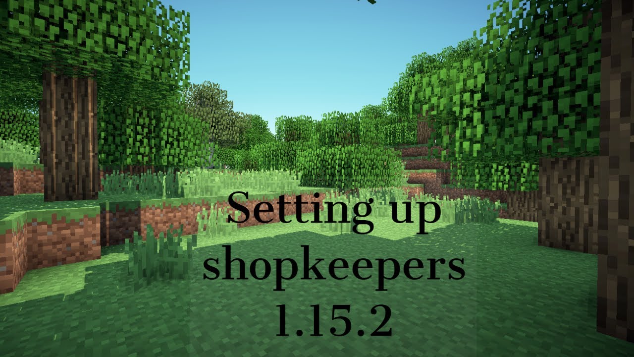 Minecraft: как настроить Shopkeepers