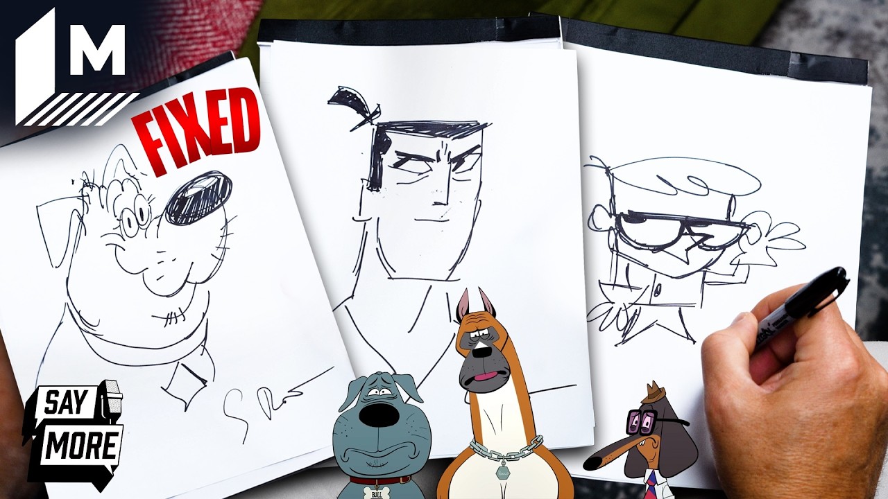 'Star Wars: Clone Wars' Creator Genndy Tartakovsky Draws His Most Iconic Characters 