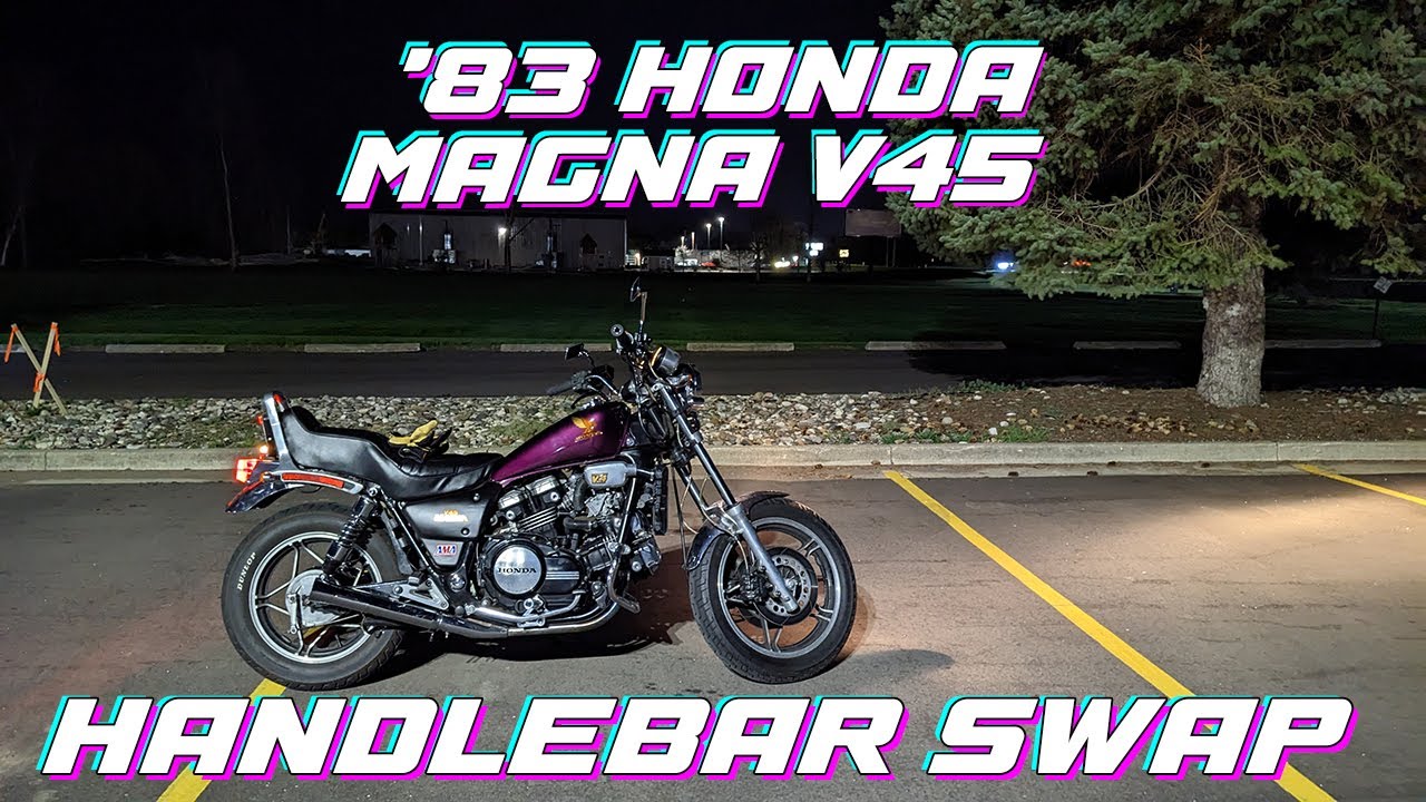 Handlebar Swap and Ergonomic UPGRADE - 1983 Honda Magna V45