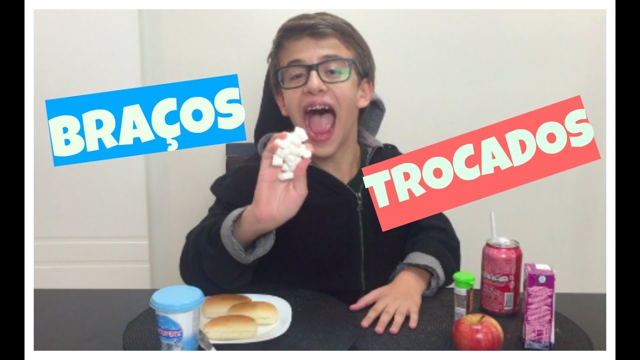 Desafio braços trocadas - Rotina da manhã com Rick Santina ( not my arms challenge )