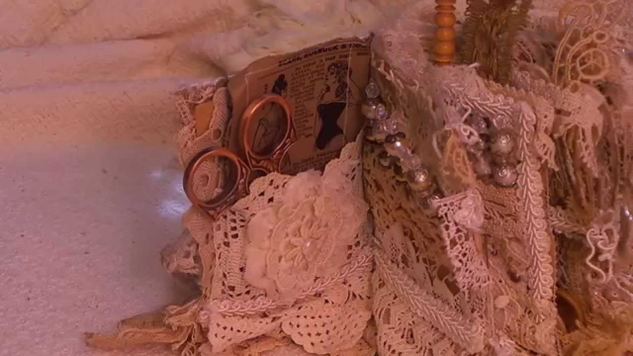 My Shabbychic Needlebook and Lace Book Pt. 1