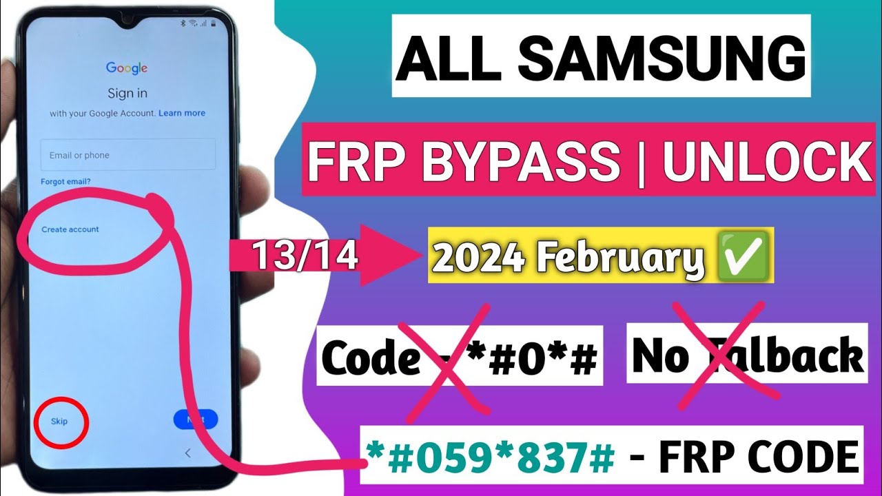 WITHOUT PC 2024:- SAMSUNG FRP Bypass Android 13/14 [100% DONE]  No *#0*# | No Need Unlock Tool
