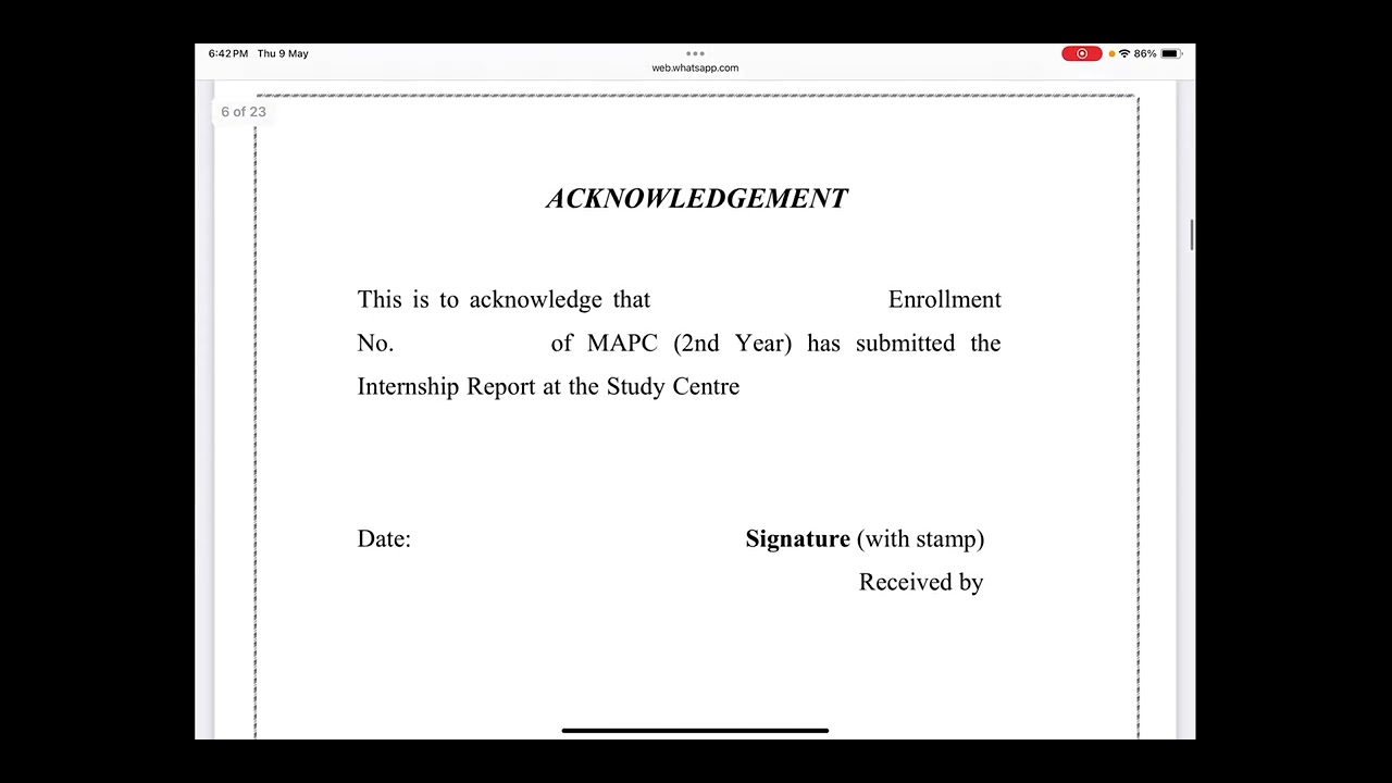 IGNOU # MPCE025 #  Counselling Psychology Practicum # Internship  File Complete Format