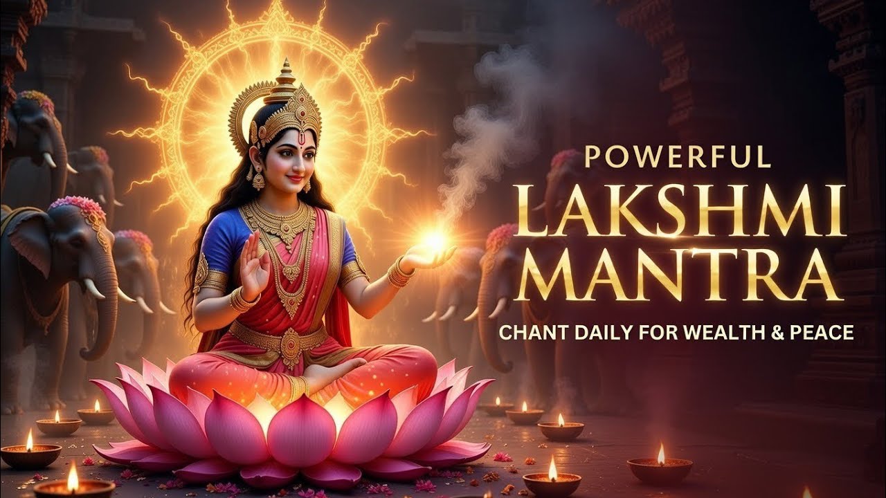 धन, समृद्धि और सुख के लिए शक्तिशाली लक्ष्मी मंत्र | Powerful Laxmi Mantra |108 Mahalaxmi Mantra