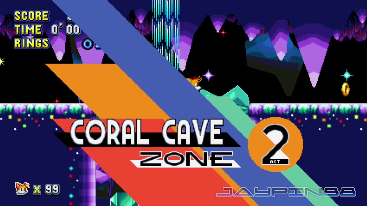 Sonic Mania Plus: Coral Cave Zone :: Walkthrough (720p/60fps)