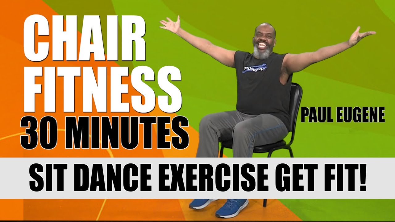 Chair Fitness Aerobics Workout | Sit Dance Exercise Get Fit | Low Intensity | 30 Minutes