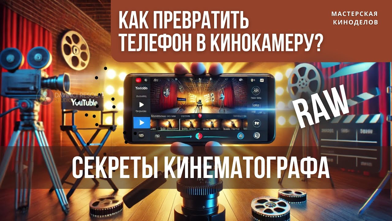 Секреты кинематографа как превратить телефон в кинокамеру