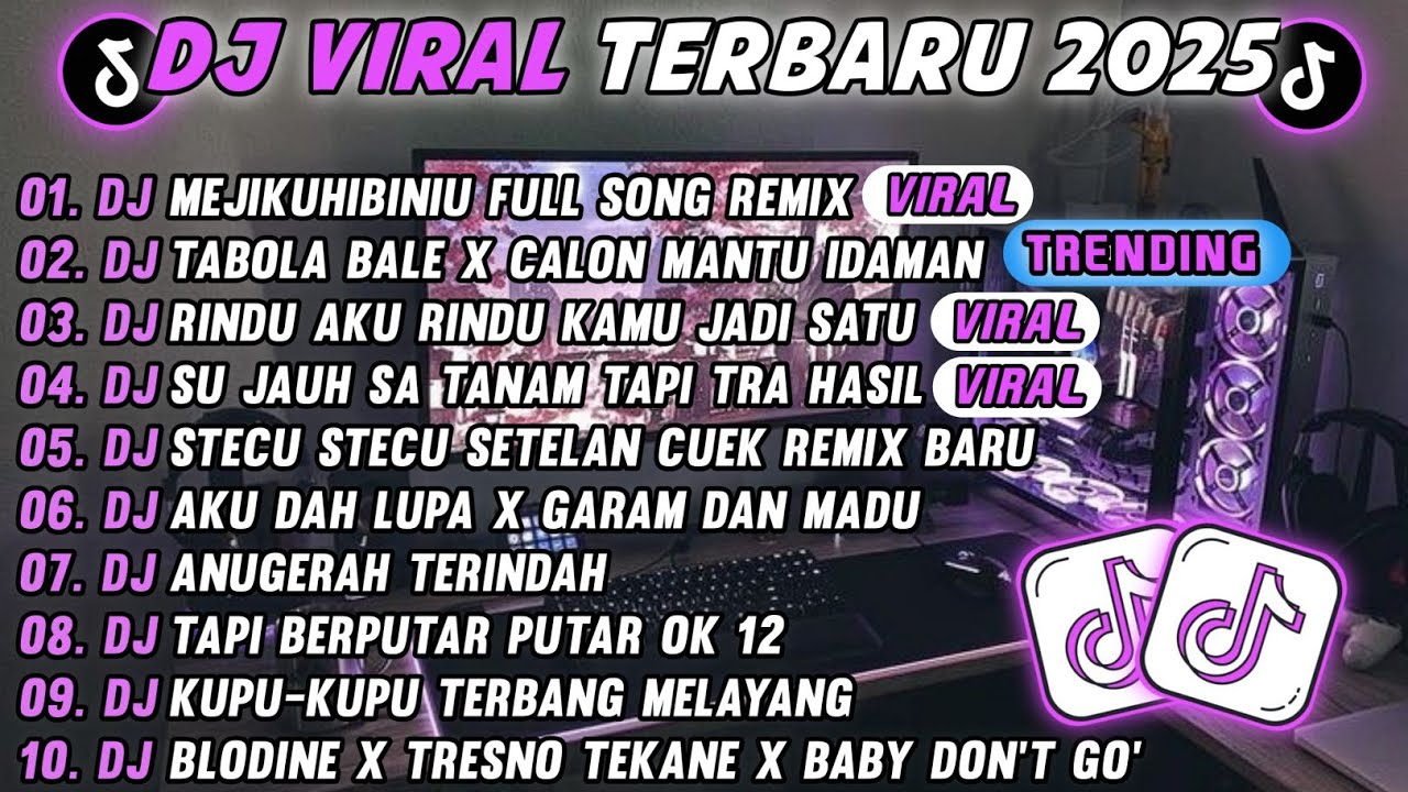 DJ TIKTOK TERBARU 2025-🎵DJ MEJIKUHIBINIU FULL SONG REMIX 🎵DJ TABOLA BALE X CALON MANTU IDAMAN