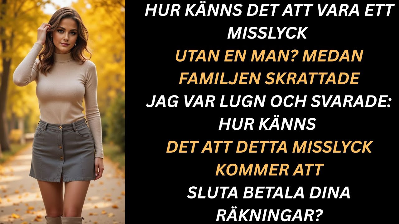 Vid middagen hånade min far mig Hur känns det att vara en misslyckad utan man