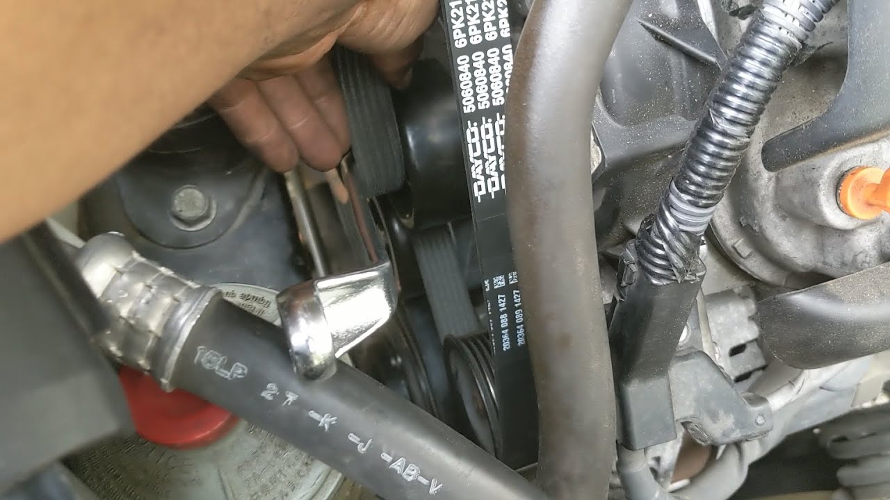 08 Acura TL Belt tensioner replacement