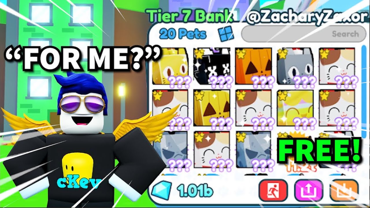 We STOLE his Huge Pets *Challenge* .. (Pet Simulator X)