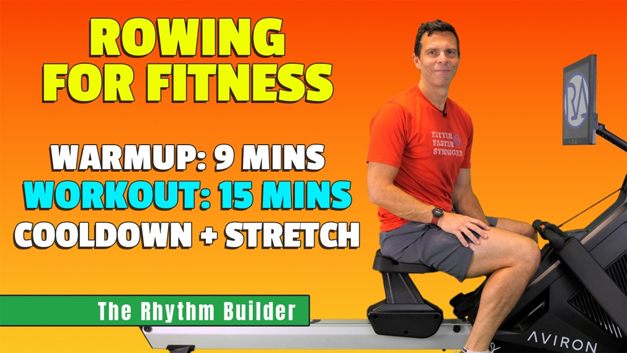 Rowing for Fitness: 15-Min Workout + Warmup & Cooldown | for Seniors, Beginners, Low Impact