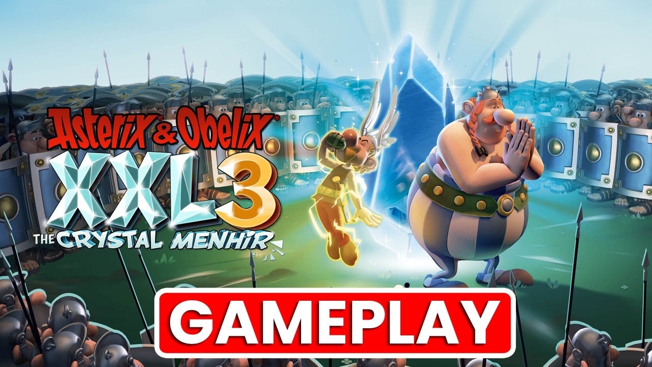 Астерикс и Обеликс XXL 3: Хрустальный менгир (геймплей) PS4 / Xbox One