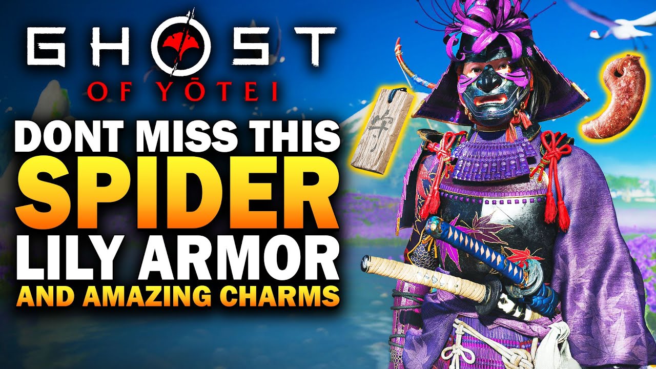 Доспехи Ghost Of Yotei Spider Lily просто потрясающие — GOY Best Armor & Charms
