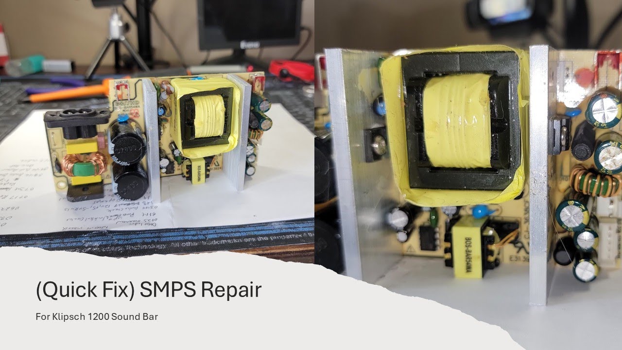 (Quick Fix) SMPS Repair for Klipsch 1200 Sound Bar