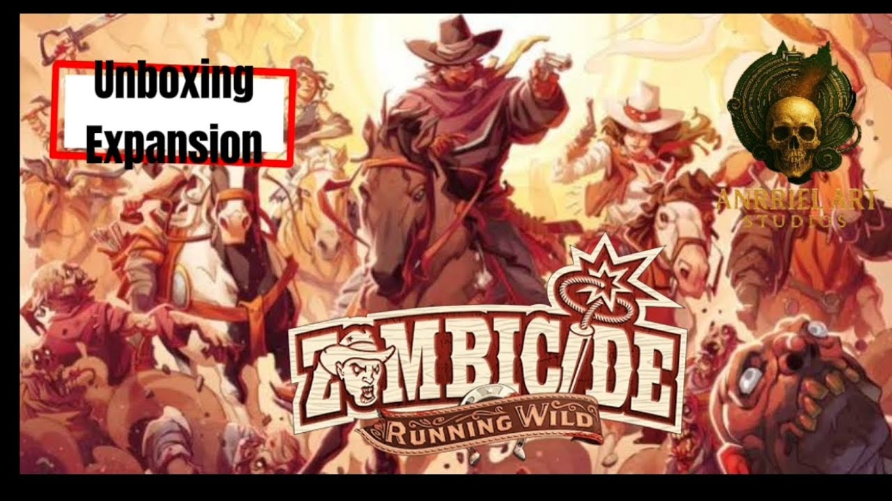 ZOMBICIDE  RUNNIMG WILD - UNBOXING 