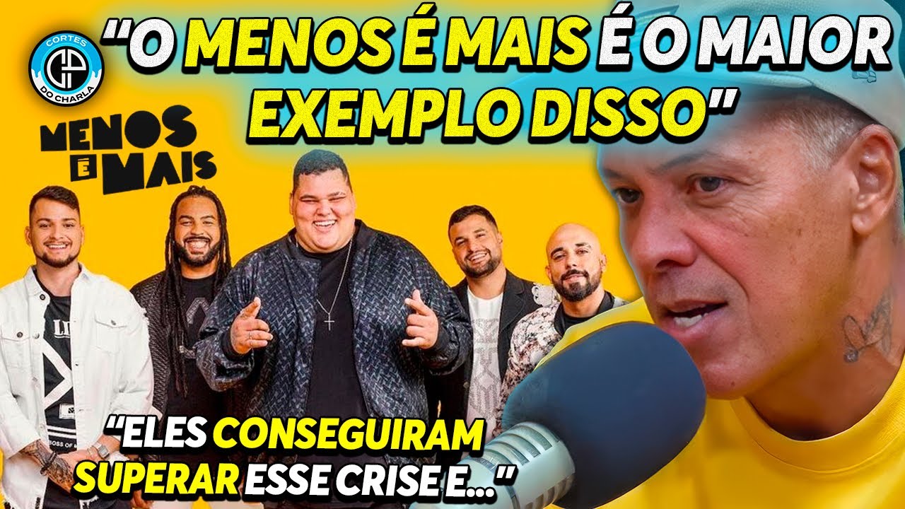 MENOS É MAIS DEU AULA ABSURDA NO MERCADO DO SAMBA E DO PAGODE