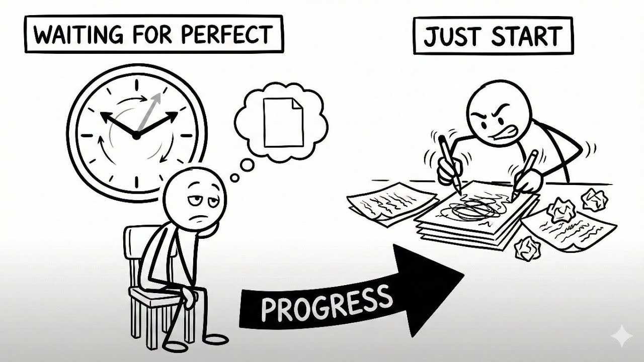 The Easiest Way to Bypass Your Fear of Starting | By The Polymath Path 