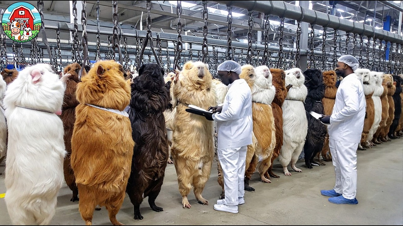 How Millions Of GUINEA PIGS Are Raised For Meat | Guinea Pig Farming And Processing