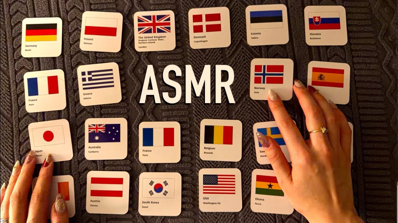 😴 ASMR - A Flag 🏴&zwj;☠️ CARD GAME - Clicky Whispers