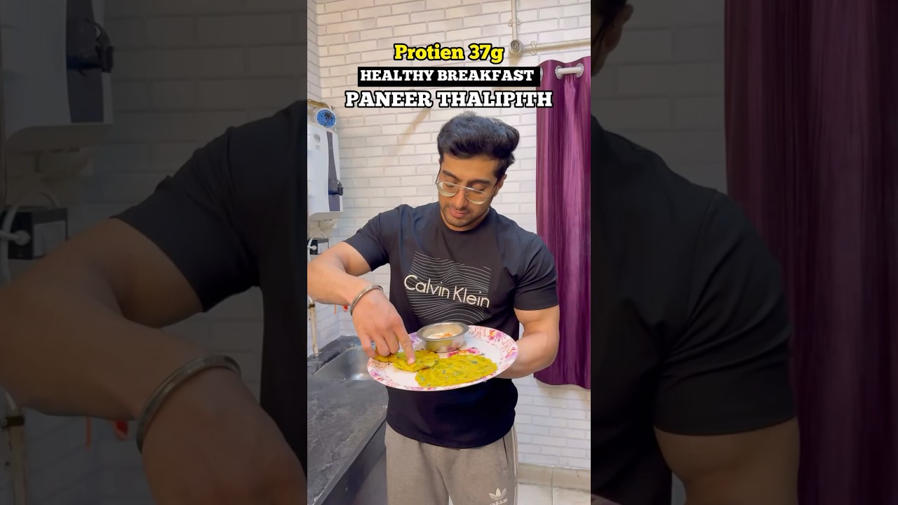 PANEER THALIPEETH ✅ #recipe #thalipeeth #highprotein #coach #nutritionist #fitness #marathifood